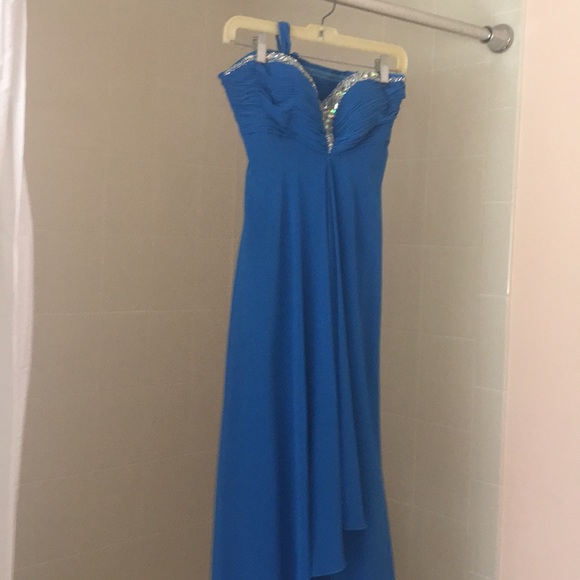 Favianna blue prom dress - Picture 5 of 8